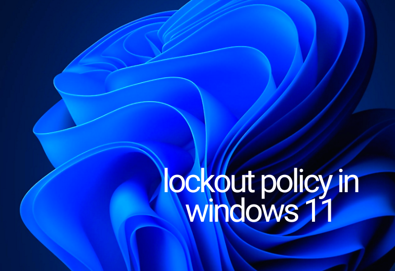 lockout policy in windows 11